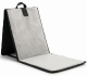 Tapis de prière musulman avec dossier pliable ultra confortable pour le dos (compact 30x70 cm) - Blanc cassé