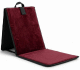 Tapis de prière musulman avec dossier pliable ultra confortable pour le dos (compact 30x70 cm) - Bordeaux