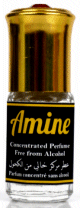 Parfum concentre sans alcool Musc d'Or "Amine" (3 ml) - Pour hommes