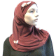 Hijab 2 pièces bordeaux Hijab 2 pièces bordeaux
