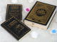 Pack Cadeau Noir dore (francais/arabe/phonetique) pour homme : Le Saint Coran complet, Chapitre Amma (Juz' 'Amma) et La citadelle du musulman (Idees cadeaux pour mon mari)