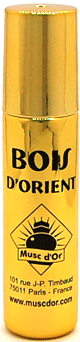 Parfum concentre sans alcool Musc d'Or "Bois d'Orient" (8 ml de luxe) - Mixte