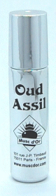 Parfum concentre sans alcool Musc d'Or "Oud Assil" (8 ml de luxe) - Pour hommes