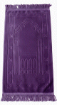 Tapis bébé enfant musulman couleur mauve-violet (avec motif mihrab 4 ogives) Tapis bébé enfant musulman couleur mauve-violet (avec motif mihrab 4 ogives)