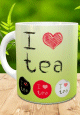 Tasse J'aime le the / I love tea - Mug special pour les amateurs de thes