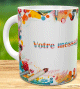 Mug "J'aime dessiner" - Tasse cadeau multi-couleurs avec un message personnalise pour les amateurs de dessin et peinture