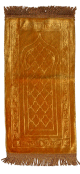  Tapis bébé enfant musulman couleur unie jaune or avec motif mosaïque