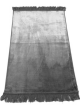 Tapis de priere adulte ultra-doux - Couleur gris (argente) unie sans motifs