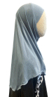 Hijab à enfiler pour fillette - Couleur Gris Hijab à enfiler pour fillette - Couleur Gris