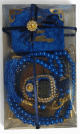 Coffret Cadeau Musulman Couleur Bleu : Mini Coran + chapelet "Sabha" + Chapelet électronique décoré de strass Coffret Cadeau Musulman Couleur Bleu : Mini Coran + chapelet "Sabha" + Chapelet électronique décoré de strass