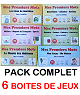 Pack Complet "Mes Premiers Mots - Jeux et activités" : 6 boites de 373 cartes bilingues (vocabulaire arabe-français) Pack Complet "Mes Premiers Mots - Jeux et activités" : 6 boites de 373 cartes bilingues (vocabulaire arabe-français)