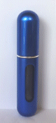 Mini-atomiseur de parfum pour Voyage (Bouteille vaporisateur vide en aluminium) - Bleue