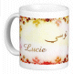 Mug prénom français féminin "Lucie" - لوسي Mug prénom français féminin "Lucie" - لوسي