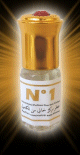 Parfum concentre sans alcool Musc d'Or "N�1" (3 ml) - Pour hommes