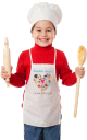 Tablier de cuisine pour enfants personnalisable a votre choix (pour garcons ou filles) - Coeur